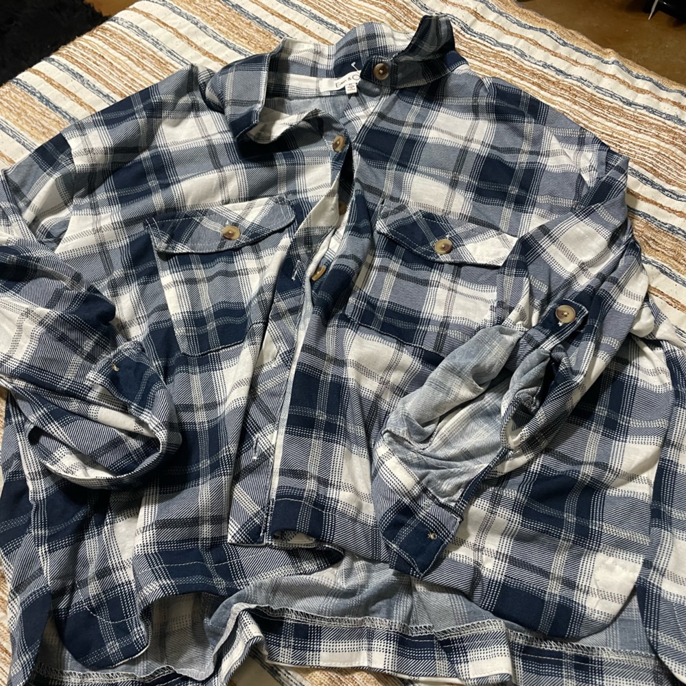 Cropped flannel
